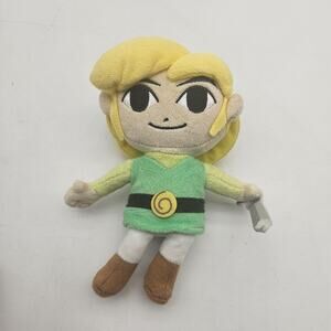 Legend Of Zelda Toon Link Stuffed Plush Doll Toy Nintendo Wind Waker Sword